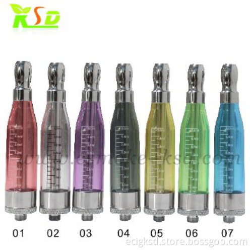 ego 510 thread e cigarette various colors bottom coil Poptank atomizer